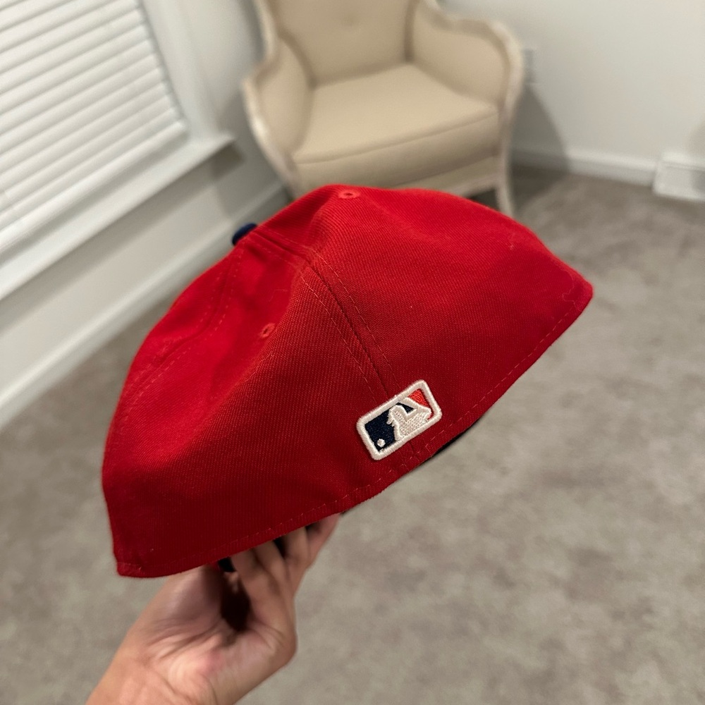 red philly hat 7 5/8 - Picture 6 of 8